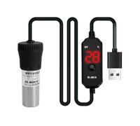 Pesfehhy Chauffage D'Aquarium Chauffage D'Aquarium Submersible Réglable 25 W Affichage Numérique Contrôleur de Température Externe 18-34 °C