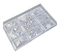 Pesfehhy Chocolat Cadny Bar Moule Polycarbonate Chocolat Moule en Plastique Cuisson Pâtisserie Gâteau Moule Bonbon Confiserie Outil