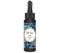 Pesfehhy Colle Résine UV Dure, Durcissement Aux Ultraviolets Transparent, Résine Époxy à Séchage, Colle UV, Outils de Fabrication de à Faire Soi-Même, Durables 60G