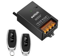 Pesfehhy Commutateur de Télécommande 12 V avec Relais 30 A, Interrupteur sans DC 72 V 60 V 48 V 36 V 24 V 12 V pour Lumières, Lampes, Ventilateurs