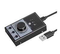 Pesfehhy ContrôLeur de RéGulateur de Volume D'Ordinateur USB ContrôLeur de Volume de PéRiphéRique de TéLéPhone Portable D'Ordinateur ContrôLeur de Câble de Mini-Commutateur