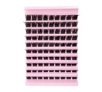 Pesfehhy D01 DIY Cluster Lashes Volume Naturel Segmenté Cils Bundles Extension de Cils Cils Individuels Cils Bundle