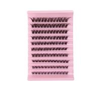 Pesfehhy D06 DIY Cluster Cils Volume Naturel Segmenté Cils Bundles Extension de Cils Cils Individuels Cils Bundle