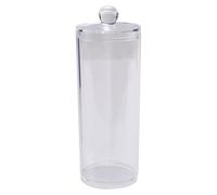 Pesfehhy Distributeur Rond de Tampons de Coton de RéCipient de Maquillage avec le Coton Acrylique Clair de Distributeur