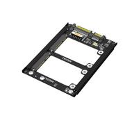 Pesfehhy Double SSD Msata vers SATA III 2,5 Pouces avec Support de Cadre - Conserver Le SSD MSATA comme Disque SATA 7 mm 2,5 Pouces, Installation Facile