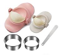Pesfehhy Dumpling Maker, Dumpling Dough Mold Set avec Ring Cutter et Farce CuillèRe, Gadget de Cuisine pour Empanada