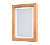 Pesfehhy Écran E-Paper E-Ink Couleur de 7.3 Pouces avec Cadre en Bois et Autonomie Ultra-Longue, Résolution de 800x480, Cadre Photo Numérique E-Ink.