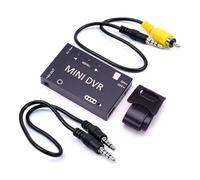 Pesfehhy Enregistreur FPV Mini Module DVR FPV NTSC/PAL Batterie Intégrée Commutable Enregistreur Vidéo Audio FPV pour Modèles RC Racing Facile à Utiliser (A)