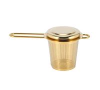 Pesfehhy Feuille de Thé Passoire à Thé Golden Passoire à Thé Service à Thé