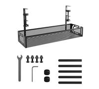 Pesfehhy Gestion des Câbles sous Le Bureau, Plateau de Gestion des Câbles sous Le Bureau, Organisateur de Câbles de Bureau, Boîte de Gestion des Câbles, Organisateur de Cordons