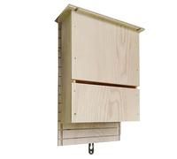 Pesfehhy Grande Maison pour Chauves-Souris D'Extérieur, Énorme Boîte en Bois, Résistante Aux Intempéries, Maison pour Chauves-Souris en Spirale Non Traitée, Abri, Pièces de Rechange de Jardin, Accesso
