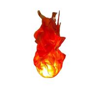 Pesfehhy Halloween Flottant Boule de Feu Prop Flamme Lampe Prop Artificiel Faux Feu Flottant Accessoires Pas de Flamme pour Halloween Décor