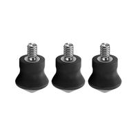 Pesfehhy Lot de 3 Pieds de Trépied Universels avec Filetage de 1/4 Pouce en Acier Inoxydable pour Pieds de Monopode et Pièces de Rechange