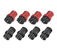 Pesfehhy Lot de 8 Brosses à Poils de Buse Convient pour Outil à Main pour Nettoyeur à Vapeur SC1 SC2 SC3 SC4 SC5 SC7 Premium