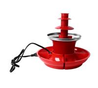 Pesfehhy Machine à Cascade de Chocolat Mini Nostalgie Détachable Fondue au Chocolat Fondue au Chocolat Fondue au Chocolat Prise UE