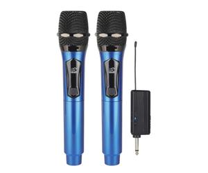 Pesfehhy Microphone à Main sans de Haute Qualité avec Interrupteur d'alimentation du Récepteur pour Performance sur Scène, Karaoké, Chant, Style: B