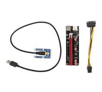 Pesfehhy Mini PCIe vers PCI Express 16X Riser pour Ordinateur Portable Carte Graphique Externe BTC Miner MPCIe vers Carte D'Extraction de Slot PCI-E