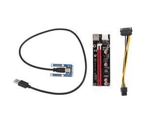 Pesfehhy Mini PCIe vers PCI Express 16X Riser pour Ordinateur Portable Carte Graphique Externe BTC Miner MPCIe vers Carte D'Extraction de Slot PCI-E