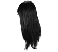 Pesfehhy Noir longue perruque droite pour les femmes Pour cosplay festival