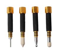 Pesfehhy Outil de RéParation de Carrosserie Anti-DéRapant en Forme de Stylo Amovible Outil de RéParation Sans Trace Outil de DéBosselage de Carrosserie Automobile 4 PièCes