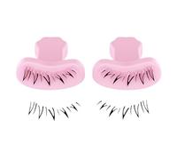 Pesfehhy Outil de Tampons de Cils pour Femmes, Outil de Maquillage des Yeux, Extensions de Cils Inférieurs, Aspect Naturel pour Maquillage Débutant, Faux Cils Durables et Faciles à Utiliser
