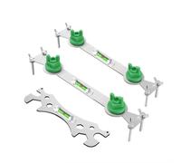 Pesfehhy Outils de Clé à Angle de Courbure Spéciale avec Niveleur Installation de de Douche Clé de Niveau Multifonctionnelle pour Salle de Bain