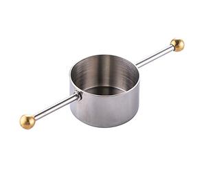 Pesfehhy Outils de Tasse à Mesurer, Jigger de Cocktail de Mesure de Barre avec PoignéE pour Accessoires de Barre D'Outils de Barre de Whisky (1 PièCes)