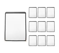 Pesfehhy Paquet de 10 Couvertures de Menu - Page, 2 Vues, Convient au Papier de 8,5 X 11 Pouces - Couvertures de Menu de Restaurant