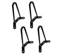 Pesfehhy Pied en Épingle à Cheveux en Métal, Pied de Bureau en Fer, Pied de Table Basse, Pieds de Table en Forme de U, Supports de Support, 4 Pièces 250 mm