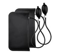 Pesfehhy Pompe à Air Wedge Kit de Mise à Niveau Professionnel et Outil D'Alignement Sac de Cale Gonflable, Capacité de Charge de 440 Lb, Tuyau de 19,7 Pouces de Long, Lot de 2