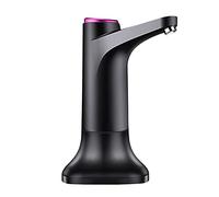 Pesfehhy Pompe à Bouteille d'eau éLectrique avec Distributeur d'eau USB de Base Distributeur de Bouteille de Seau de Pompe à Eau Automatique Portable - Gris Foncé