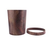 Pesfehhy Poubelle à Grain de Bois RéTro Poubelle de Cuisine de Salon de MéNage