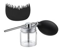 Pesfehhy Poudreuse à Bulbe en Terre de Diatomées pour Usage Intérieur et Extérieur Polyvalent, pour la Diffusion de Poudre de Cheveux et de Fibres en Bouteille Vaporisateur.