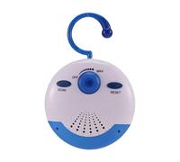 Pesfehhy Radio de Douche Étanche, Mini Radio FM Portable Haut-Parleur Intégré pour Salle de Bain Cuisine, Canotage, Randonnée, Haut-Parleur de Douche