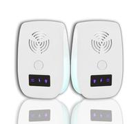 Pesfehhy Répulsif Électronique à Ultrasons pour Souris Répulsif Électronique pour Insectes Domestiques pour Enfants Répulsif Anti-Moustiques, Prise UE