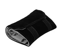 Pesfehhy Rouleau de Sac a en Flanelle, pour Bague, pour Vos en Voyage - Noir, Gris,