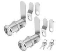 Pesfehhy Serrures D'Armoire avec Clés, Serrures à Came de 1-1/2 Pouce de Long, Ensemble de Serrures à Came pour Armoires, Serrure de Rangement pour Camping-Car, Serrure de Boîte à Outils
