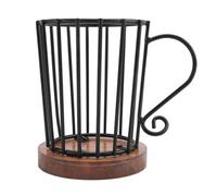 Pesfehhy Support de Dosettes de Café K Organisateur de Tasses, Porte-Gobelets K pour Comptoir de Dosettes de Café, Organisateur de Rangement, Décor de Café pour Bar à Café, Facile à Utiliser et Durabl