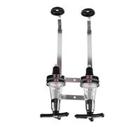 Pesfehhy Support De Verseur Distributeur De Tir d'alcool Et De Vin 2 Bouteilles Barre Murale De Alcoolisées Montée