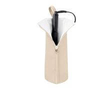 Pesfehhy Support et Tapis pour Fer Chaud, Sac de Voyage Résistant à la Chaleur pour Fer à Friser, Fer Plat - Organisateur D'Outils pour Cheveux pour Beige