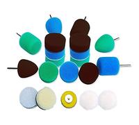 Pesfehhy Tampon de Polissage de DéTail, Kit de Tampon de Polissage pour Outil Rotatif de Perceuse éLectrique Mini Polisseuse, Tampon de Polissage pour le Polissage de Petites Surfaces