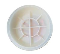 Pesfehhy Terrazzo Béton Bougie Tasse Récipient Silicone Moule Résine Époxy Argile Grand Bol de Rangement