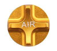 Pesfehhy VéLo Air Gas Schrader AméRicain Bouchons de Valve VéLo Suspension PièCes de Fourche pour VéLo de Route VéLo Or