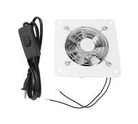 Pesfehhy Ventilateur d'air de Ventilateur de Conduit de 4 Pouces Ventilation de Tuyau en MéTal Extracteur de Ventilateur de Salle de Bain Accessoires de Ventilateur de Conduit