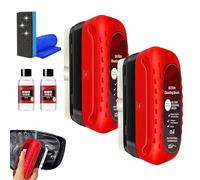 Peshoriadm Automotive Oil Film Cleaning Brush, Peshoriadm Glass Cleaning Board, Oil Film Remover for Car Window, Universal Anti-Rain Fog Wipe Board Improves Clarity and Visibility (2, OLD1.0)