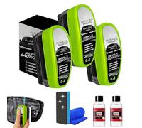 Peshoriadm Automotive Oil Film Cleaning Brush, Peshoriadm Glass Cleaning Board, Oil Film Remover for Car Window, Universal Anti-Rain Fog Wipe Board Improves Clarity and Visibility (3, NEW2.0)