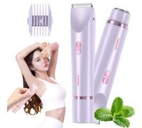 Peshoriadm Shaver, Peshoriadm Comfort 2 in 1 Electric Lady Shaver, Ipx7 Waterproof Wet and Dry Electric Razors for Underarms, Legs, Face, Body, Arm (Purple)