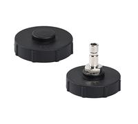 PESIKO Lot de 2 adaptateurs de maître-cylindre de 43,5 mm pour Chrysler, Dodge, Jeep et Plymouth, utilisation avec purgeur de liquide de frein 4 L