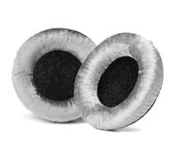 PESLNG Coussinets d’Oreille de Remplacement Professionnels pour Beyerdynamic DT770 / DT880 / DT990, Mousse à Mémoire de Forme (Velours Doux - Gris)