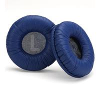 PESLNG Coussinets d'oreille Coussins en Mousse Compatible avec Casque JBL Tune570BT/Tune520BT/Tune510BT/T500BT/T450BT/JBL JR300BT/JR300/JR310BT/JR310 (Cuir protéique plissé-Bleu)